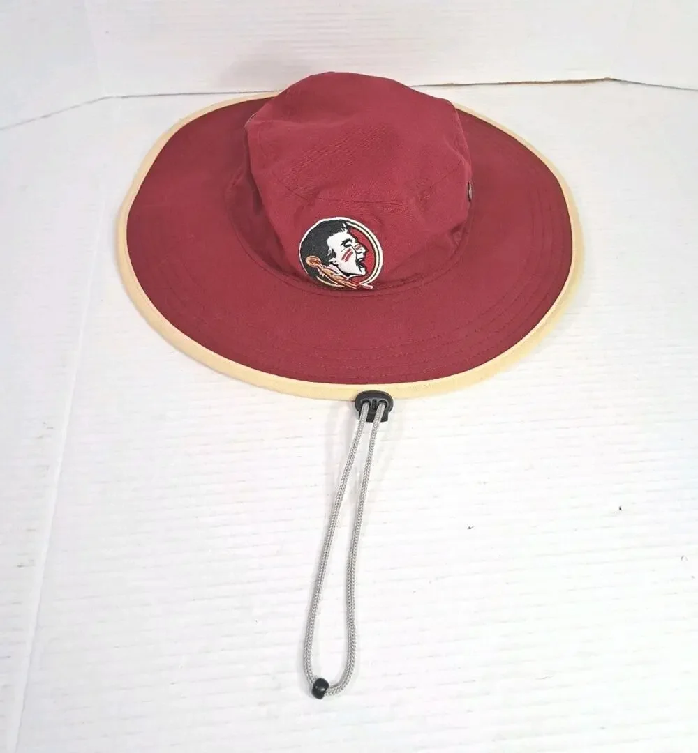 Florida State Seminoles Bucket Hat New Era One Size Fits All NCAA Logo Sun Cap